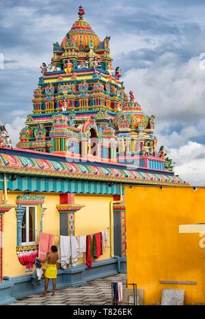 Mauritius, Riviere du Rempart Bezirk, Hindu Tempel, Rameshwarnath Mandir Stockfoto