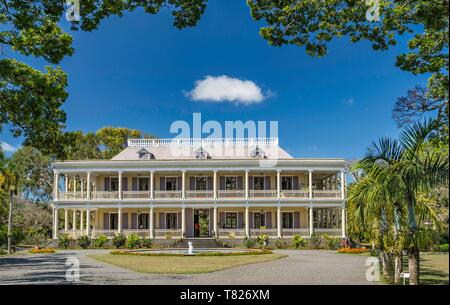 Mauritius, Riviere du Rempart Bezirk, Mapou, Labordonnais schloss, koloniale Architektur des 19. Jahrhunderts Stockfoto