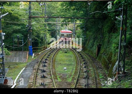 Japan, Insel Honshu, Kansai Region, Präfektur Wakayama, Ito, Koyasan, cable car Stockfoto