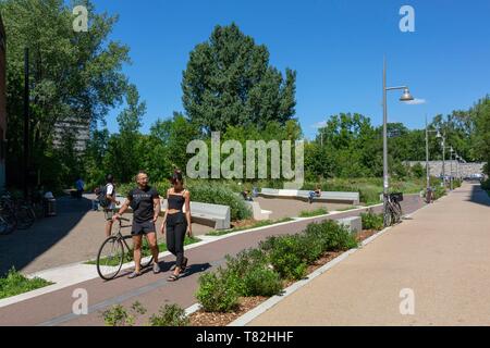 Kanada, Quebec, Montreal, Plateau-Mont-Royal, Mile-End, Champ-des-möglichem Park Stockfoto