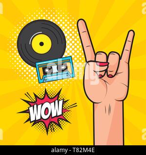 Pop Art Elemente Stock Vektor