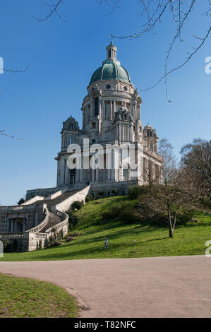 Die ikonischen Ashton Memorial, Williamson Park, Lancaster, Großbritannien Stockfoto