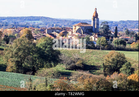 Das Dorf von Aignan in der Abt. Gers. Südwesten Frankreich Frankreich Stockfoto