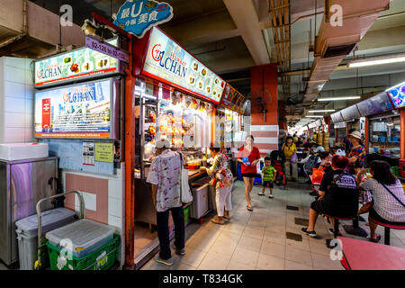 Hawker Chan's Michelin Stern Hawker Stall, Chinatown Complex, Chinatown, Singapur, Südostasien Stockfoto