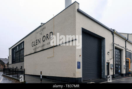 Die Singleton von Glen Ord Whisky Distillery, Muir von Ord, Ross-shire, Schottland, Großbritannien Stockfoto