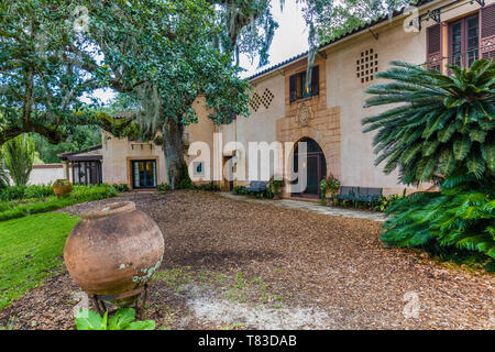 Pinewood Immobilien in Bok Tower Gardens auch als Bok Bergsee Heiligtum in Seen Wales Polk County Florida in den Vereinigten Staaten bekannt Stockfoto