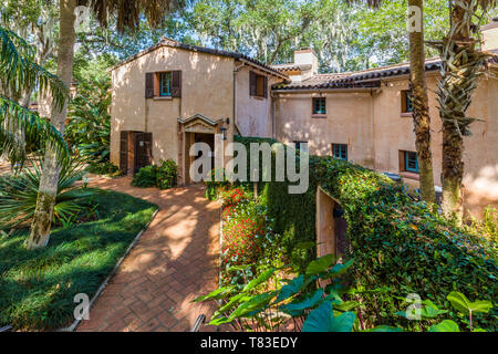 Pinewood Immobilien in Bok Tower Gardens auch als Bok Bergsee Heiligtum in Seen Wales Polk County Florida in den Vereinigten Staaten bekannt Stockfoto