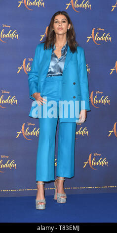 Foto muss Gutgeschrieben © Alpha Presse 079965 10/05/2019 Naomi Scott werden an Disney Aladdin Film Photocall gehalten an der Rosewood Hotel in London Stockfoto