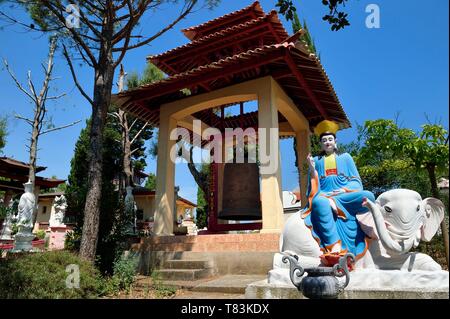 Frankreich, Var, Frejus, ehemaliger Gallieni Militärlager, Hông Hiên Tu Pagode, ein buddhistischer Tempel 1917 durch Indochinesischen französische Soldaten gebaut Stockfoto