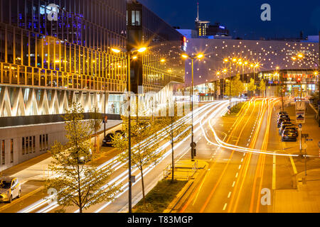 Deutschland, Essen, Stadtzentrum, Segerothstrasse, Einkaufszentrum Limbecker Platz, Funke Mediengruppe, Stockfoto