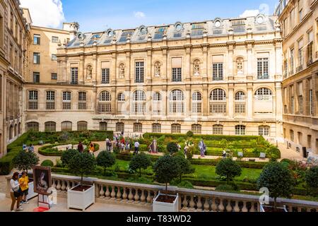 Frankreich, Paris, Hotel de la Vrilliere Toulouse, Sitz der Banque de France, Tag des Denkmals Stockfoto