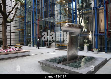 LONDON, Großbritannien - 6. JULI 2016: Moderne Architektur des 71 Fenchurch Street Wolkenkratzer in London, UK. Es ist von Lloyd's Register Group Limited verwendet. Stockfoto