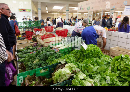 Saint Servan Markthalle in Paramé Bezirk von Saint Malo, Bretagne, Frankreich Stockfoto