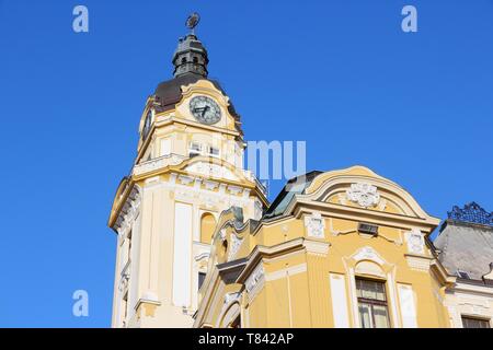 Pecs Rathaus in Ungarn. Stadt im Komitat Baranya. Stockfoto