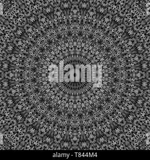 Grauen Stein verzierten Mandala Muster Hintergrund design Stock Vektor