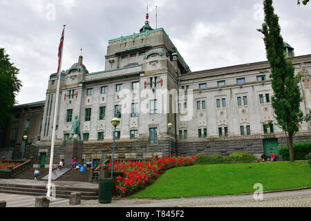 National Theater, Den Nationale Scene in Bergen, Norwegen, Skandinavien, Europa Stockfoto