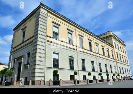 Königspalast, Slottet oder Det kongelige slott, Oslo, Norwegen, Skandinavien, Europa Stockfoto