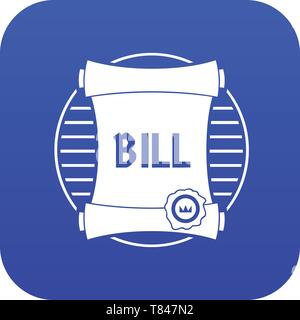 Bildlaufsymbol blue Vector Stock Vektor