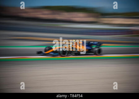 Barcelona, Spanien. 10. Mai, 2019. LANDO NORRIS (GBR) von Team McLaren fährt in seinem MCL 34 während der ersten Training der Spanischen GP am Circuit de Catalunya Credit: Matthias Oesterle/Alamy leben Nachrichten Stockfoto