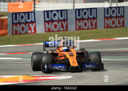 Circuit de Barcelona-Catalunya, Barcelona, Spanien. 10. Mai, 2019. Formel 1 Grand Prix von Spanien, Freitag Freies Training; McLaren, Carlos Sainz Credit: Aktion plus Sport/Alamy leben Nachrichten Stockfoto