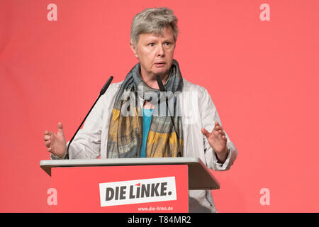 Berlin, Deutschland. 11. Mai, 2019. Katina Schubert (Die Linke), Vorsitzender, spricht auf dem Parteitag von ihrer Partei. Quelle: Jörg Carstensen/dpa/Alamy leben Nachrichten Stockfoto