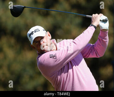 Hillside Golf Club, Southport, England, UK. 11. Mai, 2019. Betfred britischen Meister, bewirtet von Tommy Fleetwood, Tag 3; Lee Westwood (ENG), auf der 2-stück Credit: Aktion plus Sport/Alamy Live News Credit: Aktion Plus Sport Bilder/Alamy leben Nachrichten Stockfoto