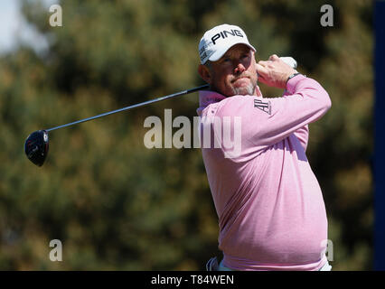 Hillside Golf Club, Southport, England, UK. 11. Mai, 2019. Betfred britischen Meister, bewirtet von Tommy Fleetwood, Tag 3; Lee Westwood (ENG), auf der 2-stück Credit: Aktion plus Sport/Alamy Live News Credit: Aktion Plus Sport Bilder/Alamy leben Nachrichten Stockfoto