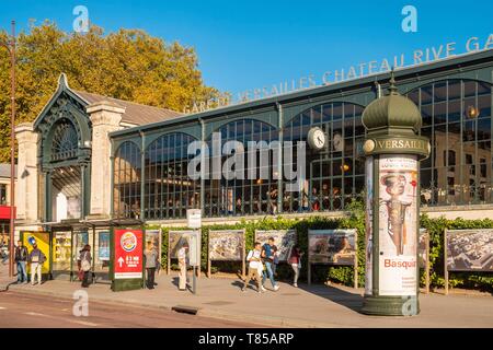 Frankreich, Yvelines Versailles Chateau Rive Gauche station Stockfoto