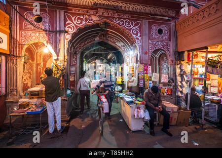 Indien, Rajasthan, Jaipur, Tripolia Bazar Stockfoto