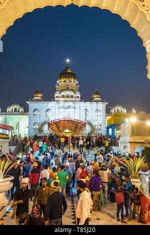 Indien, Neu-Delhi, Connaught Place, Bangla Sahib sikh Tempel (oder gurdwara) Stockfoto