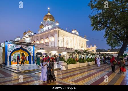 Indien, Neu-Delhi, Connaught Place, Bangla Sahib sikh Tempel (oder gurdwara) Stockfoto