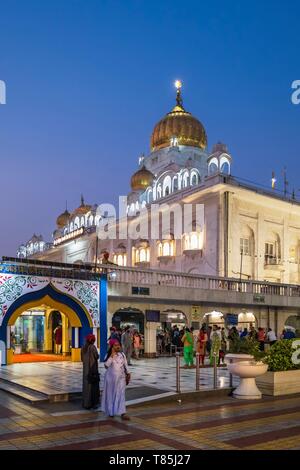 Indien, Neu-Delhi, Connaught Place, Bangla Sahib sikh Tempel (oder gurdwara) Stockfoto