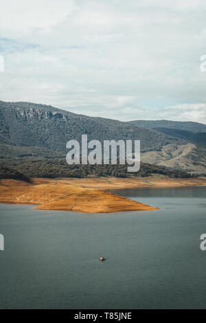 Behälter/Blowering Dam in der Nähe von Tumut, Snowy Mountains, New South Wales Stockfoto