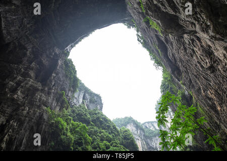 Wulong Natural Bridge Park in Chongqing, China Stockfoto