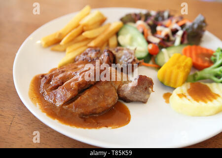 Filet mignon Rindersteak Stockfoto