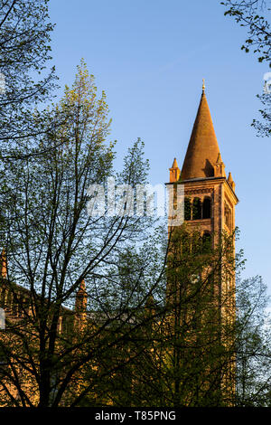 Kirchenspitze St. Peter und Paul in Potsdam, Deutschland, Stockfoto