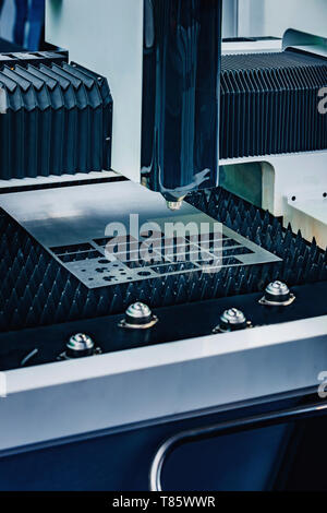 CNC-Zerspanung Maschine Stockfoto