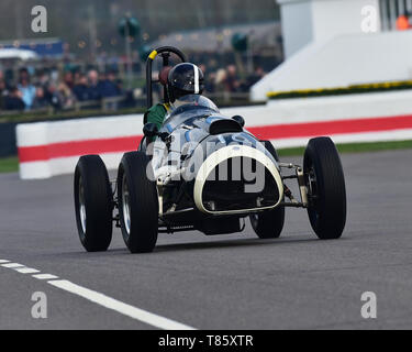 George Shackleton, Cooper Bristol Mk2 T23, Parnell Cup, Grand Prixcars, Voiturette Autos, 1935 bis 1953, 77 Mitglieder treffen, Goodwood, West Sussex, En Stockfoto