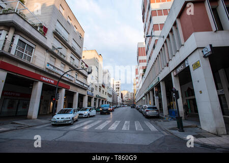 Anzeigen von Juan Carlos I Straße Stockfoto