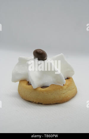 Sahne und Keks Keks. Vintage Style Cookie. Stockfoto