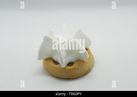 Sahne und Keks Keks. Vintage Style Cookie. Stockfoto