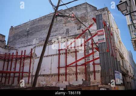 Haus Restaurierung, Cadiz, Mai 2019 Stockfoto