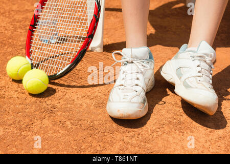 Tennis-Spieler Stockfoto