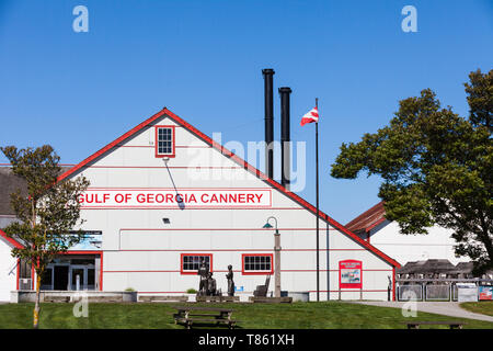 Haupteingang zum Golf von Georgien Cannery Weltkulturerbe im Steveston Dorf British Columbia Stockfoto