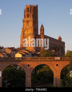 Frankreich, Tarn, Albi, als Weltkulturerbe von der UNESCO, der Kathedrale Stockfoto