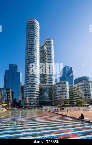 Frankreich, Hauts de Seine, Vorort von Paris, La Défense, das Coeur Verteidigung (2001) der Architekt: Jean Paul Viguier Stockfoto