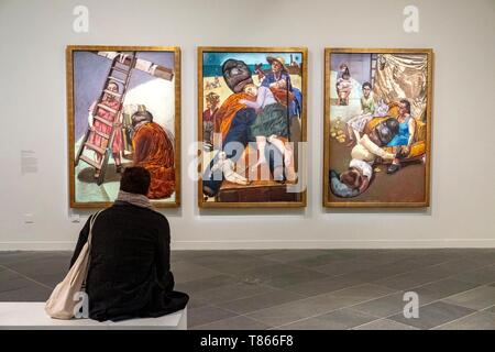 Frankreich, Paris, Jardin des Tuileries, der Orangerie Museum, Paula Rigo Ausstellung Stockfoto