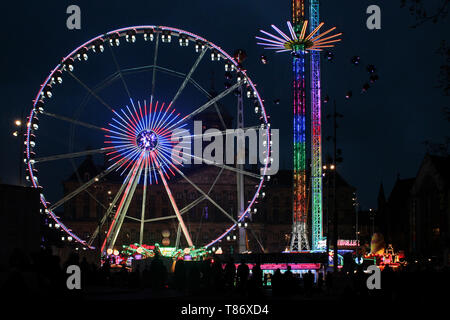 Die letzte Kirmes auf de Dam Stockfoto