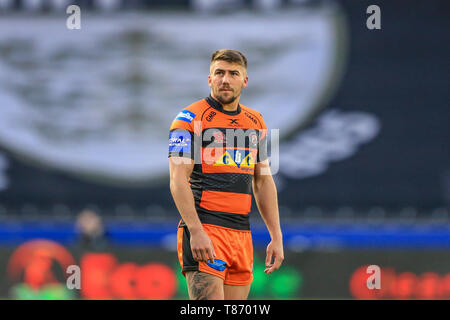 10. Mai 2019, kcom Stadion, Hull, England; Coral Challenge Cup 2019, Runde 6, Rumpf FC vs Castleford Tiger; Greg Minikin (3) Der castleford Tiger während des Spiels Credit: Mark Cosgrove/News Bilder Stockfoto