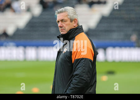 10. Mai 2019, kcom Stadion, Hull, England; Coral Challenge Cup 2019, Runde 6, Rumpf FC vs Castleford Tiger; Castleford Tiger Trainer Daryl Powell Credit: David Grieben/News Bilder Stockfoto